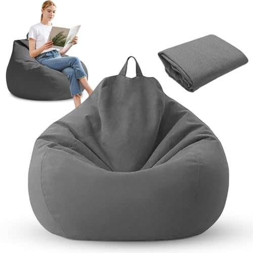 Zinueen Funda para puf sin relleno  XL 100