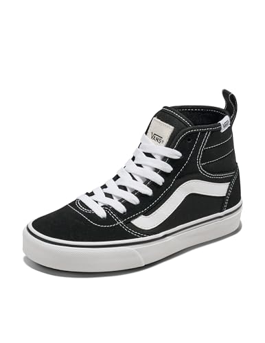 Vans Ashwood Hi Decon, Negro/Blanco, 4.5
