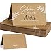 Produktbild 50 Stück Hochzeit Tischkarten Schön dass du da bist 85x55 mm Tischdekoration Namenskarten zum selbst Beschriften Platzkarten für Hochzeit Geburtstag Konfirmation Kommunion Taufe Feier