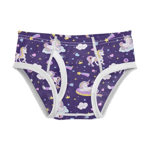 Boys' Exclusive Briefs Toddler Underwear 95% Combed Cotton Boxerbriefs 2T Unicorn in Space Pattern 2