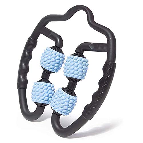 GPFDM Masseur À Rouleaux À Point De Déclenchement pour Avant-Bras, Coude, Main, Bras Et Jambe, Relâchement Myofascial Et Fascial, Auto-Massage des Tissus Profonds pour Golfeur,Bleu