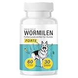 Adema Natural® WORMILEN – Wurmmittel sekundierend - Wormwood Extrakt Hund – Natürliche Formel für Hunde - Wurmkur Sekundierend - Ergänzungsfuttermittel für eine optimale Unterstützung - ohne Zusätze