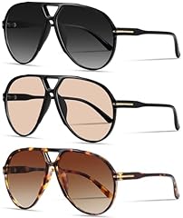 3pack (Black/Gradient Gray+black/Champagne+tortoise/Gradient Tea)