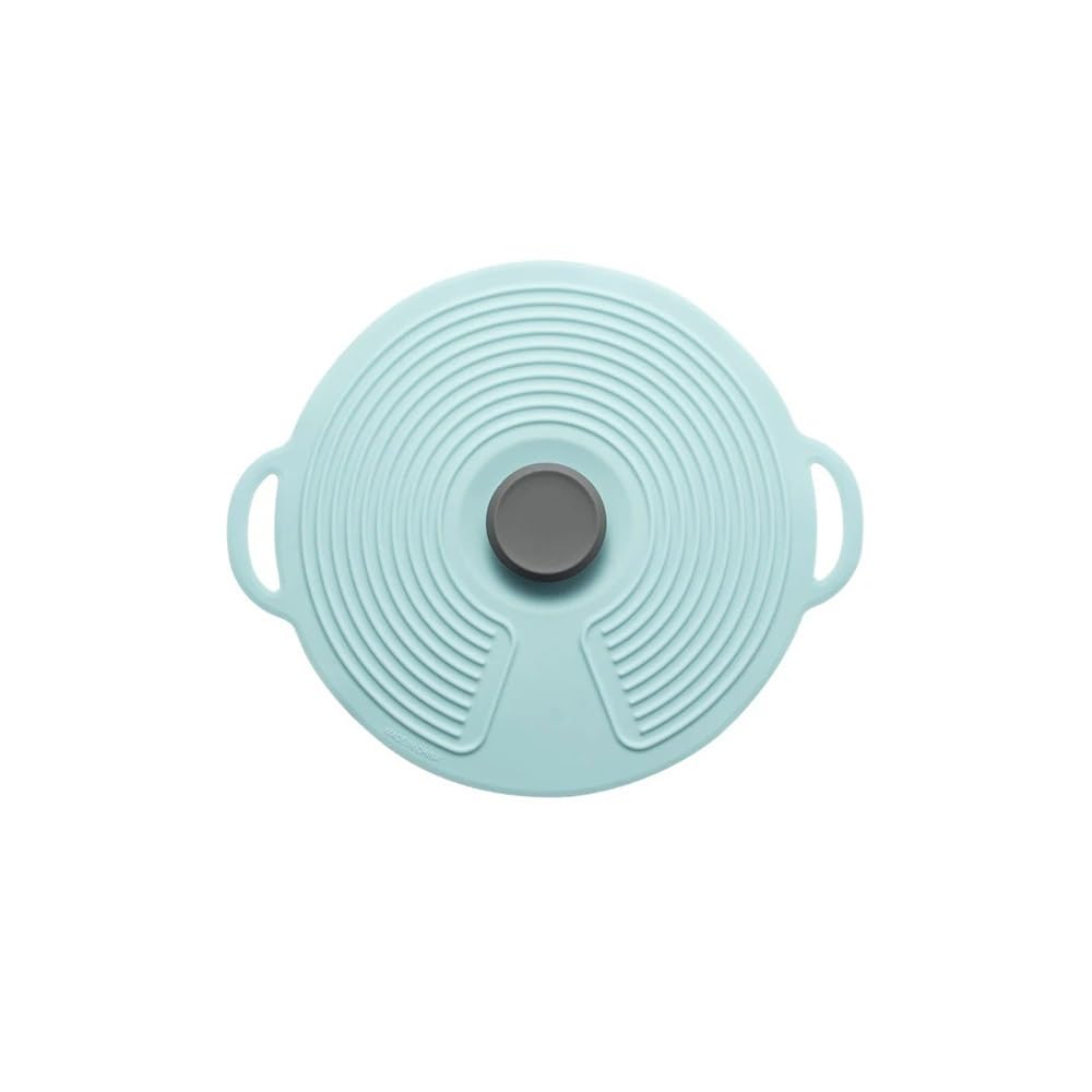 2Pcs Flexible Reusable Silicone Stretch Seal Lids - Universal Airtight Food Covers for Bowls, Pots, and Pans to Keep Food Fresh(Blue,20cm)