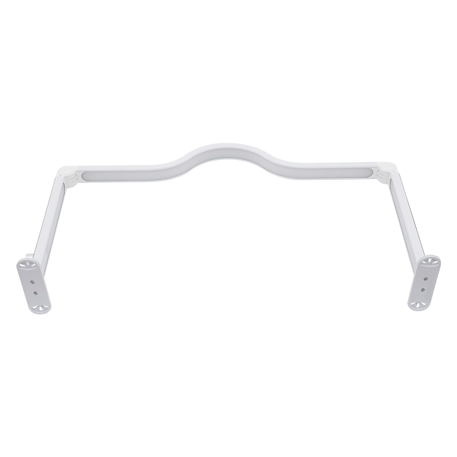 Półksiężyc lampa stołowa LED do paznokci, 48 W, światło rzęs, lampa biurkowa do manicure, lampa stołowa, ściemniana, 3000-6000 K, składana lampa LED na stół do paznokci, lampa do pięknego rzęs