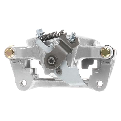 Image of Detroit Axle - Rear Left Brake Caliper for 2012-2016 Chrysler Town & Country 2012-2020 Dodge Grand Caravan 2014-2015 Ram C /V, Driver Side Brake Caliper with Bracket Replacement