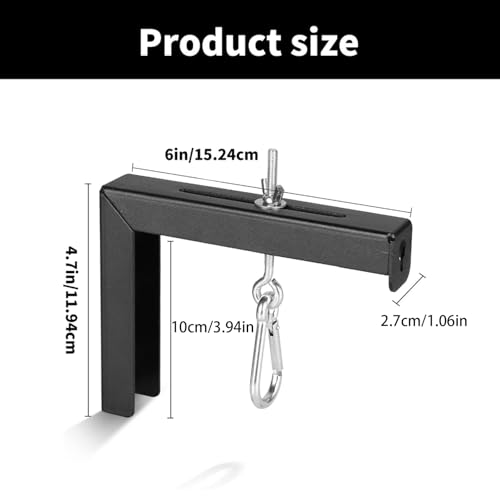 Soporte de pantalla para proyector ideal para salones y oficinas con gancho separado de la pared 4