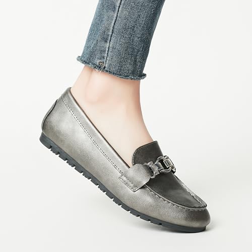 Image of VERDASCO Women's Loafers Comfort Slip-Ons Flat Work Shoes Casual Moccasins Penny Loafers Lady Dress Shoes