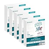Printworks White Cardstock, 67 lb, 96 Bright, SFI Certified, Perfect for School and Craft Projects, 8.5 x 11 inches, (5 pack bundle) 1250 Sheets (00554C)