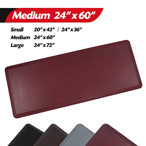 Anti-Fatigue Comfort Mat by DAILYLIFE, Non-Slip Bottom - 3/4" Thick Durable Kitchen Standing
