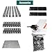 WYDDDARY Single Station Aluminum Laminar Flow Hood Air Flow Clean Workbench 47.24x23.62x59.06in Vertical Dust Free Room Workshop with HEPA Filter for Phone Repair Industry Optical Industry Laboratory