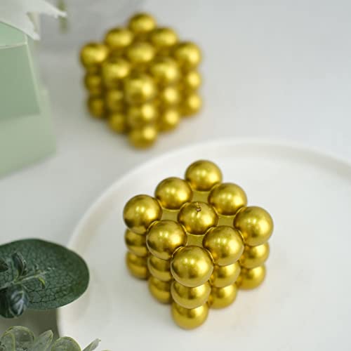 TABLECLOTHSFACTORY 2 Pack | Shiny Metallic Gold 2