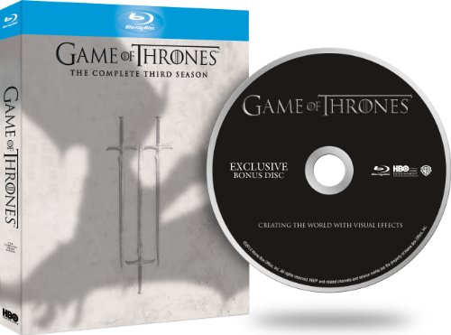 Game Of Thrones - Season 3 (Includes Bonus Disc ‘Creating The World With Visual Effects’ - Exclusive To Amazon.Co.Uk) [Blu-Ray] [Region Free]