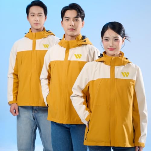 ao khoac gio dong phuc windbreaker 02 mau vang nghe phoi be