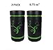 Stash Jar, Shatter Proof, Waterproof Leak Proof Set of 2-6.75oz Excellent Quality