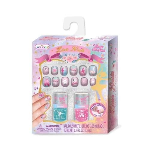 Hot Focus Ballerina Beauties Love Nails Set