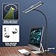 EYOCEAN Schreibtischlampe LED, 24W 80CM Tischlampe mit Gestensteuerung, Dimmbare Tageslichtlampe Augenschutz Monitor Lampe für Arbieter in Büro Leser Architekenden Schneider