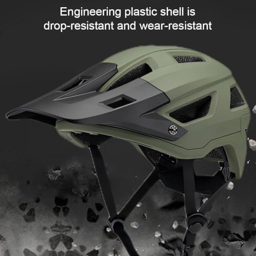 Casco de ciclismo para hombres con diseño ajustable transpirable de montaña 6