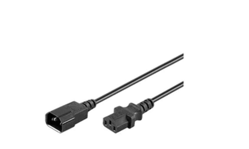 MicroConnect PE040650 Power Cable – 5m C13 to C14 10A 250V Black