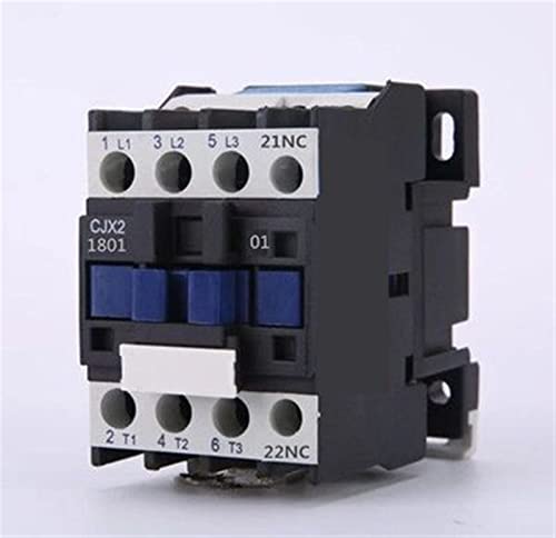 Contacteur CJX2-1801 LC1 AC 18A triphasé 3 pôles NF 380V pour rail DIN