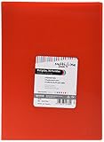 Grafoplas 1471751 – Mappe mit 30 Hüllen, Foliogröße, PP-Deckel, Rot