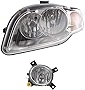 Garage-Pro Headlight Compatible with 2005-2009 Audi A4, Fits 2007-2009 Audi S4, Fits 2005-2009 Audi A4 Quattro SET Driver Side