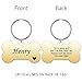 Stainless Steel Custom Pet ID Tags, Personalized Bone Shaped Dog Cat Tags Tag with Rhinestone Crown Pendant, Engraved on Both Sides, up to 8 Lines of Custom Text