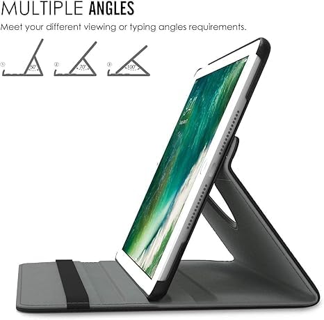 Image of ProElite Cover for Xiaomi Redmi Pad 2 11 inch Case Cover, 360 Rotatable Smart Flip Case Cover for Xiaomi Redmi Pad 2 11 inch Tablet with Stylus Pen, Black
