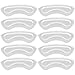 Thick Gel Heel Pads - 5 Pairs NaCare Shoe Heel Gel Liners to Prevent Back Heel Pain and Improve Loose Shoe Fit, Premium Self-Adhesive, Clear