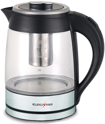 Tetera Eléctrica EUROSTAR de Vidrio 1.8L con Infusor miniatura 3
