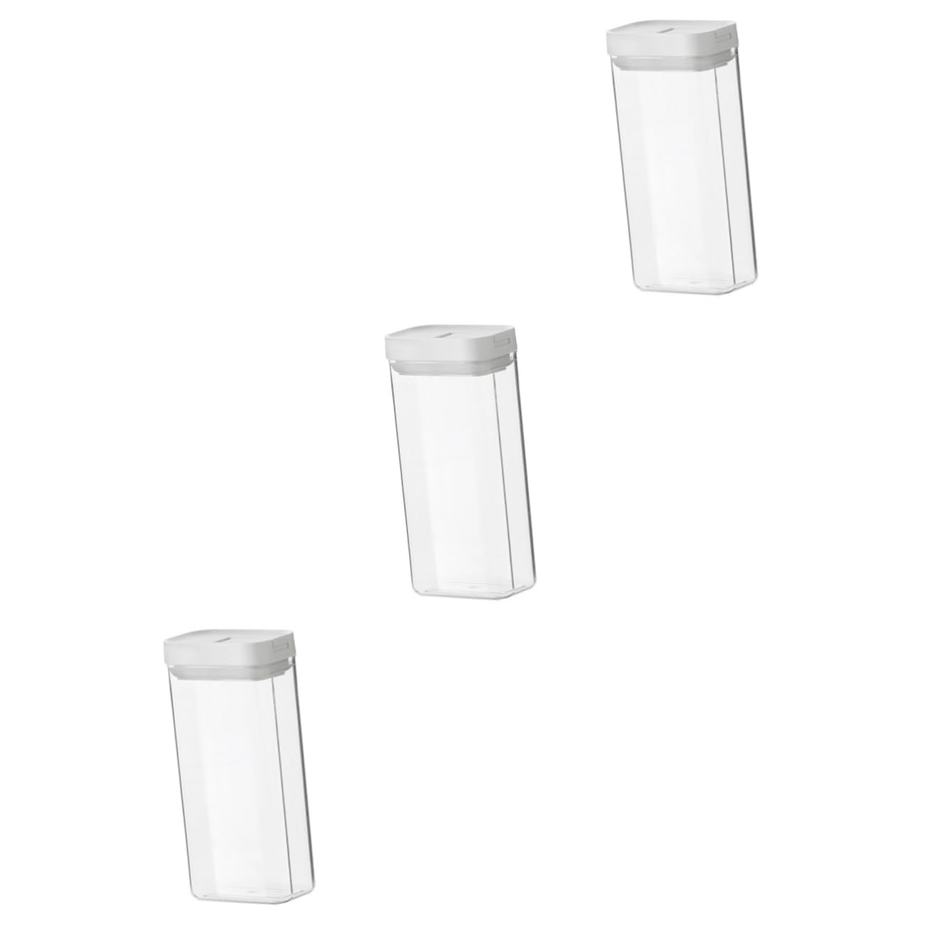 LABRIMP 3piezas Contenedor De Espagueti Hermético De Organizador Reutilizable Para Alimentos y Almacenamiento Para Pasta Secos