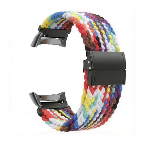 Correa Trenzada para Samsung Gear Fit 2 Pulsera, con Cierre Magnético Correa Deportiva de Nylon Elástico Pulsera de Repuesto Compatible con Samsung Gear Fit 2 para Hombres Mujeres Correas (7)