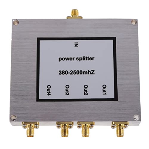 Viupolsor 4 Way Splitter 380Mhz-2500MHz, Female Divider Signal Cable Splitter Female Divider