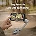 DJI Osmo Mobile SE, 3-Axis Phone Gimbal for iPhone, Android, Built-in Tripod, Selfie Stick, Gimbal Stabilizer for iphone, Andriod, ActiveTrack 6.0, Vlogging Stabilizer for Youtube, TikTok, Travel