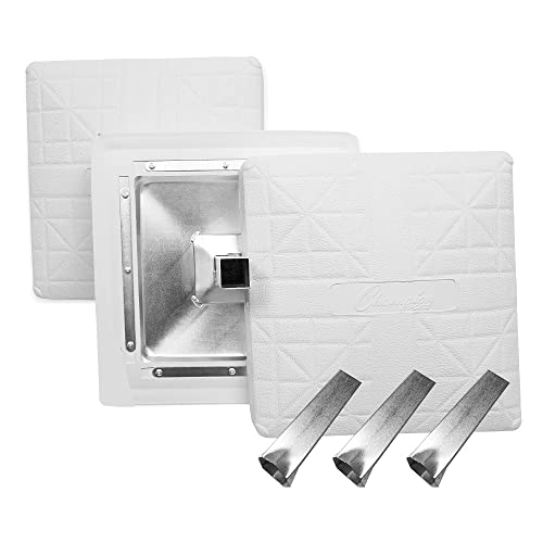 Image of Champion Sports Pro Anchored Baseball /Softball Base Sets - Heavy-Duty Bases with Welded & Bolted Stanchions, Base Replacement Pins & Anchor Plugs
