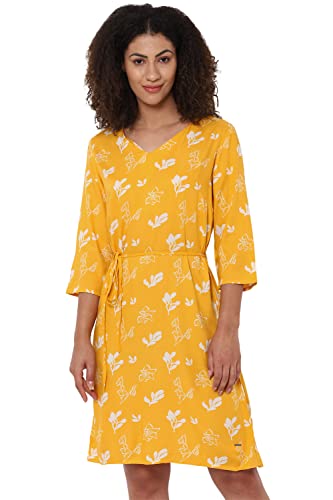Image of Allen Solly Women's Rayon Classic Mini Casual Dress
