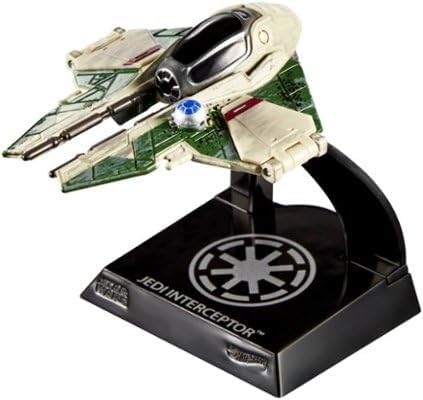 Star Wars Starship Select Jedi Interceptor Mustafar, 1:50 Scale Premium Die-Cast Vehicle (HVG21)