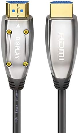 Poshshine Fiber Optic HDMI Cable 'Source' and 'Display' connectors