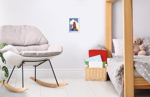 Ravensburger - CreArt Kids 8x12 cm - Numéro d'art - Cheval cœur - Kit de Peinture par numéros - Dès 7 Ans - 25992