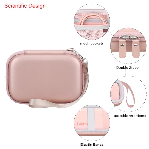 Funda rígida para impresora de fotos Liene 2x3” color rosa miniatura 4