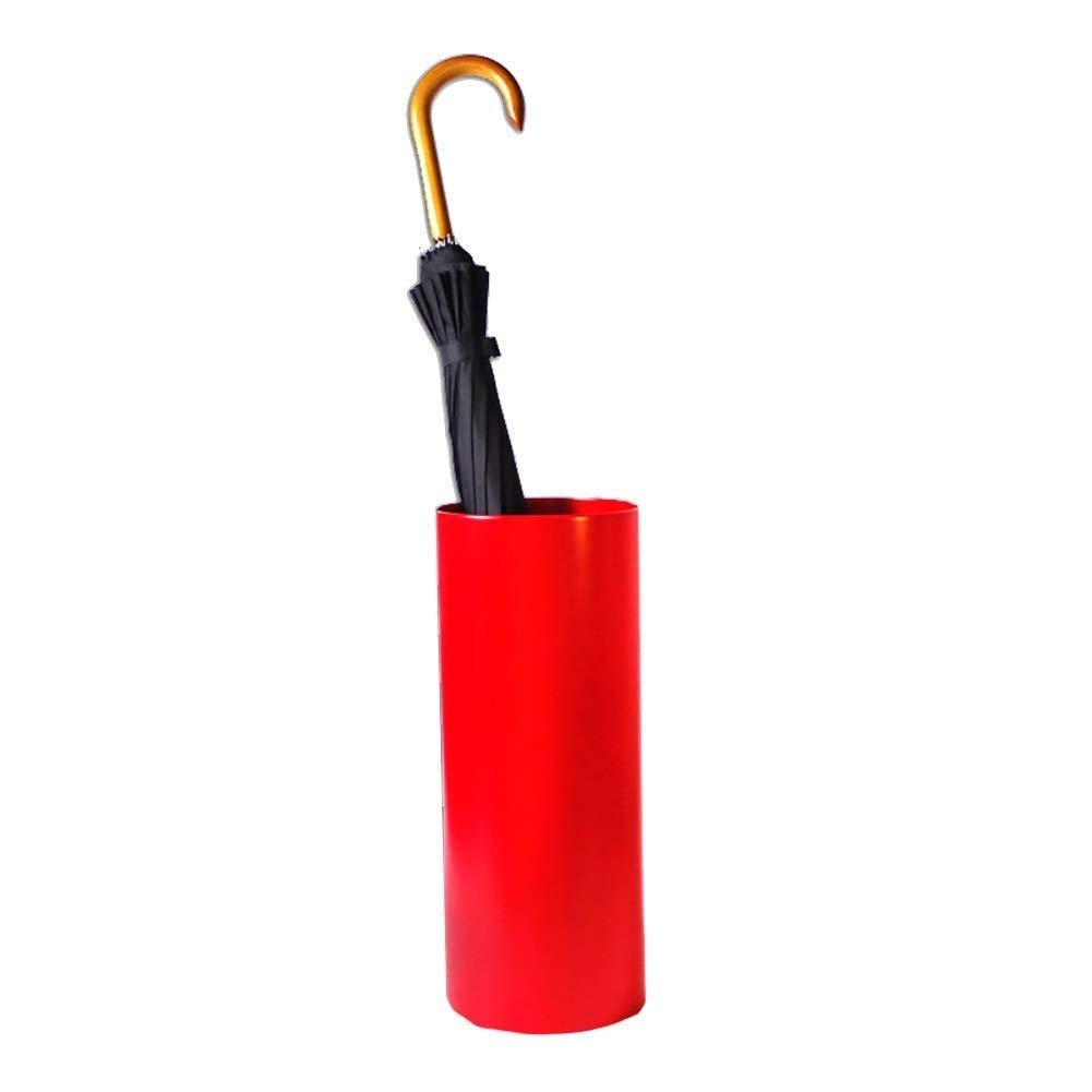 Porte-parapluies d'hôtel domestique rouge pour garder votre entrée au sec les jours de pluie