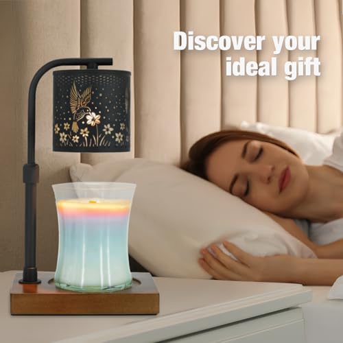 Image of Eandisom Hummingbird Candle Warmer Lamp Timer - Birthday Gifts for Women