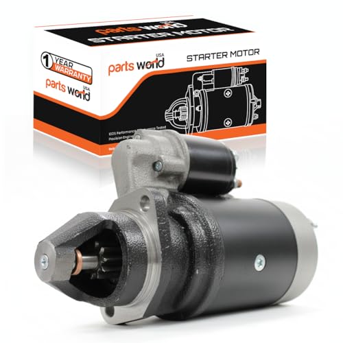 17095N Motor de Arranque 12V compatible con John Deere 1032 1040 1052 1065 (1983-1989) 1144 (1990-1991) AL110597 AL62690 AL70850 1107577 1107599 AL67897 TY25952 con Garantía de 1 Año miniatura 1