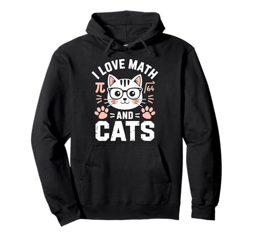 I Love Maths and Cats Funny �p�[�J�[