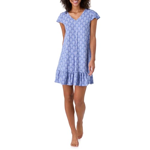 Tommy Bahama - Women's Short Nightgown, Short Sleeve Stretch
