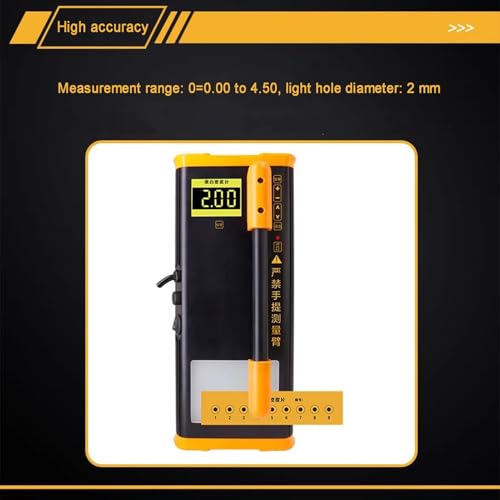 Medidor de densidad de película, rango de medición 0-4.5D, luz LED para