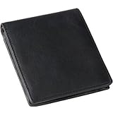 Royce RFID Top Grain Nappa Leather Id Euro Commuter Wallet One Size Black