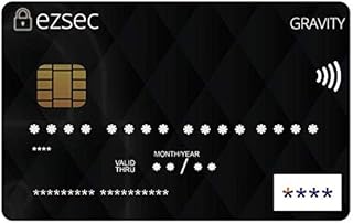 Gravity Card (NFC/RFID Blocking Card) - Radio Jamming to protect your Credit Cards, Passports, and Identity | No Battery Required | 3 Year Warranty | 1 Card completely secures the whole wallet or purse