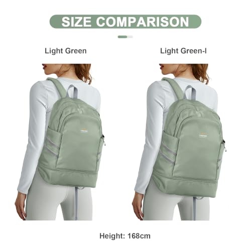 Image of coofay Gym Backpack for Women, Sports Backpack with Shoe Compartment | Small Gym Bag with Toiletry Bag, Waterproof Beach Backpack, Lightweight Travel Backpack for Dance, Volleyball, Workout