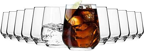 Krosno Verres à Eau, Boire Lot de 12, 430 ml, Collection Splendou...